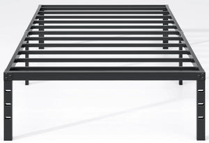 18" Bed Frame Twin Size Heavy Duty Metal Platform No Box Spring Needed