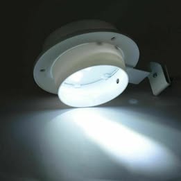 LED Solar Power Light Garden Security Wall Fence Gutter Yard Lights