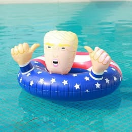 Trump Swimming Floats Inflatable Pool Raft
