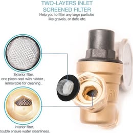Lead-free Water Pressure Regulator Gauge
