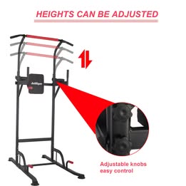 Power Tower Workout Dip Station Pull Up Dip Exercise Equipment