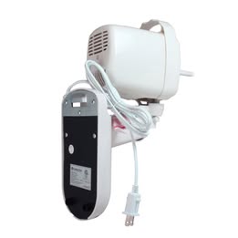 Comfort Zone 16” Quiet 3-Speed Wall Mount Fan with Remote Control