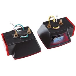 Rear LED Submersible Trailer Tail Lights Kit