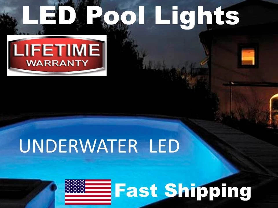 Swimming POOL LED lights works with above ground or inground pool