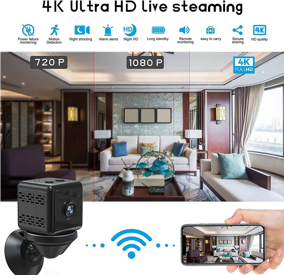 1080P Mini Camera WiFi HD IP Night Vision Home Security Video Audio