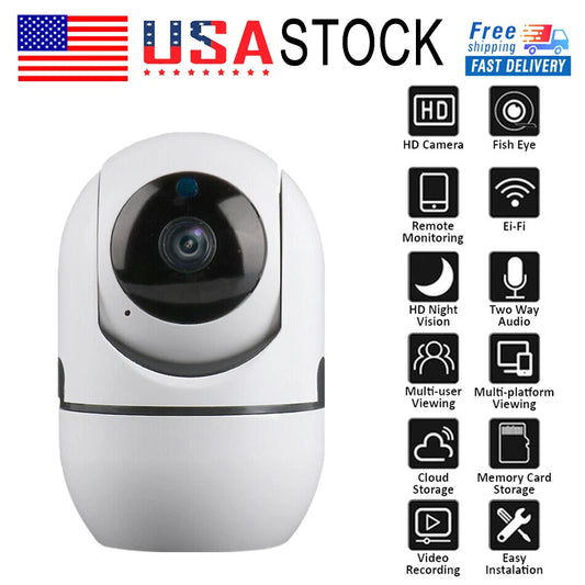 Indoor Home Night Vision Security Camera  Baby  Monitor