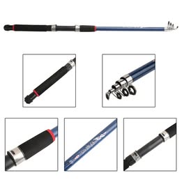 Carbon Fiber Fishing Rod Pole  Casting Spinning Telescopic Saltwater US