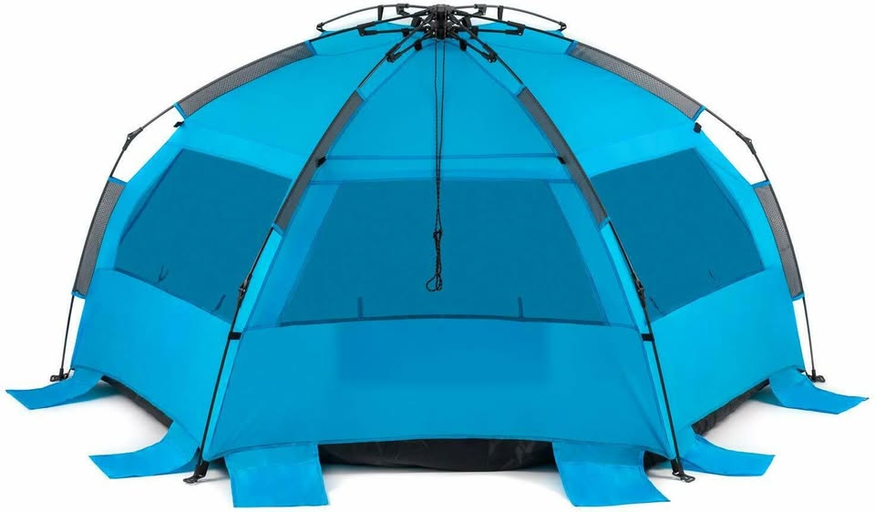 Large Beach Tent Cabana Sun Shelter with UPF 50+ Protection