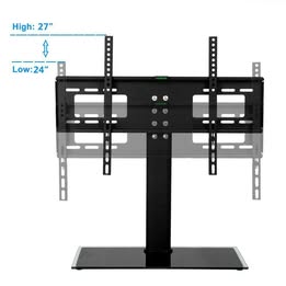 TV Stand Base with Universal Mount and Height Adjustable for 37"-55" TVs