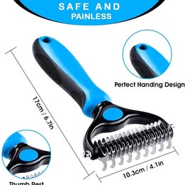Pet Grooming Comb for Dematting  Deshedding