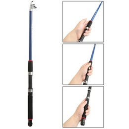 Carbon Fiber Fishing Rod Pole  Casting Spinning Telescopic Saltwater US