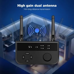 Long Range 10m  5.3 Transmitter Receiver, Wireless Audio Adapter