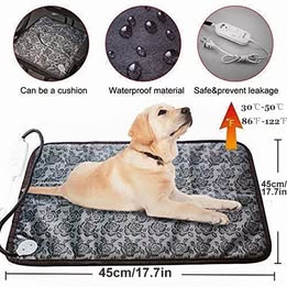 Adjustable Pet Heating Pad with Anti-bite Steel Cord