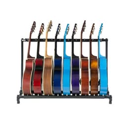 Guitar Stand 9 Holder Rack Band Stage