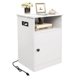 2 Bedroom  Nightstands  or End  tables With USB Charging Station