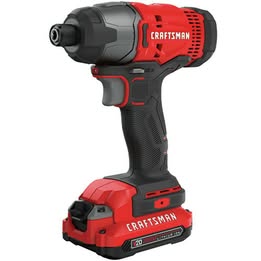 Craftsman CMCF800C2R 20V 1/4 in. Impact Driver Kit 1.3 Ah Certified Refurbished