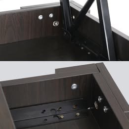 Lift-up Coffee Table with Hidden Storage Compartment