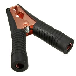 10  Crocodile Alligator Test Clamps 100A 90mm Red & Black