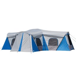 16-Person 3-Room Family Cabin Tent, with 3 Entrances