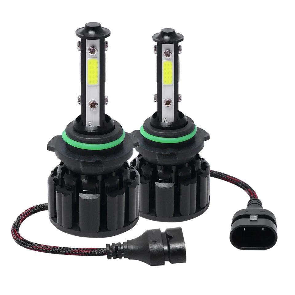 9006 HB4 LED Headlights Kit with Hi/Low Beam Pair 4-Sides