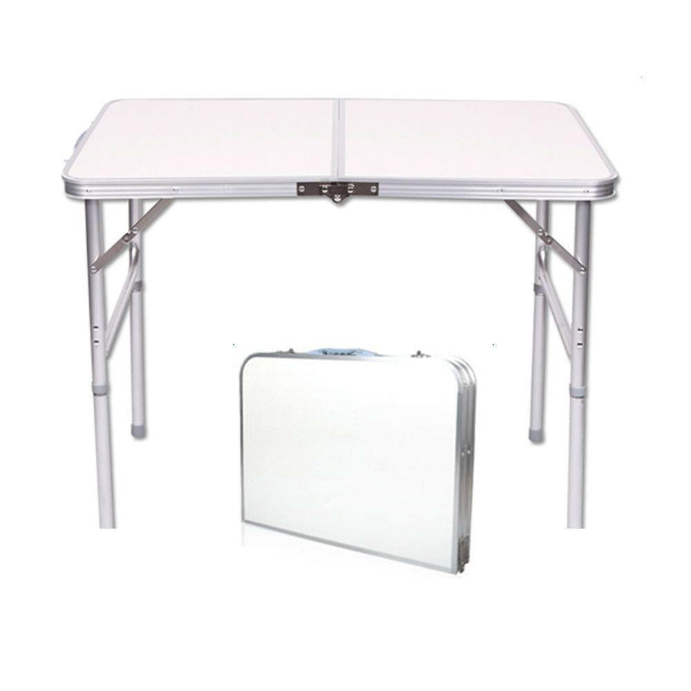 3'/ 4' / 6' Ft Aluminum Camping Folding Table Portable Office Camping Picnic BBQ