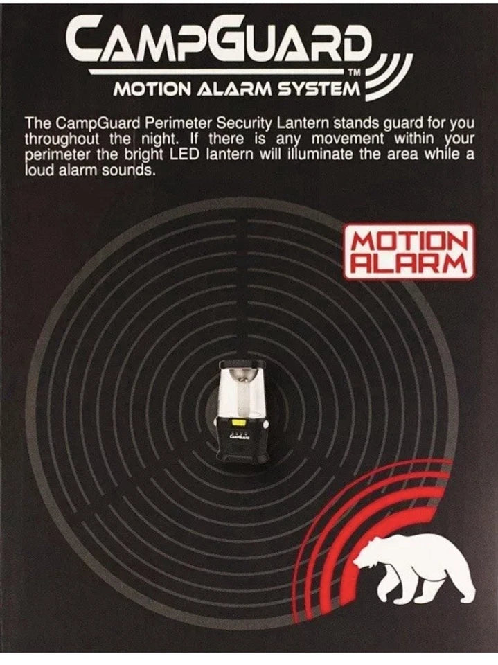 Camping Lantern With Auto Motion Alarm Security 400 Lumen