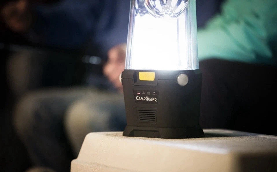 Camping Lantern With Auto Motion Alarm Security 400 Lumen