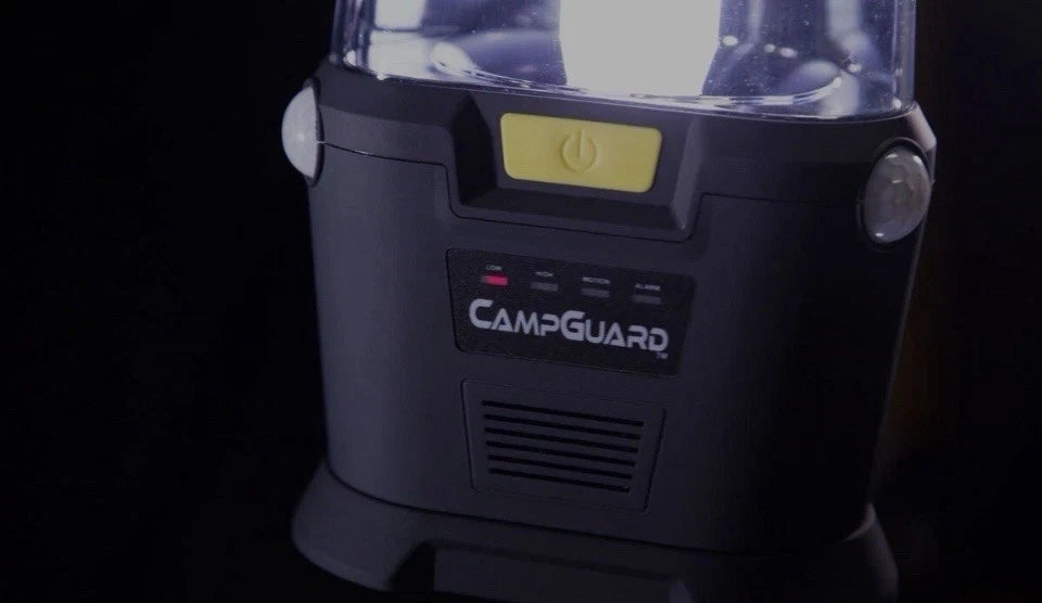 Camping Lantern With Auto Motion Alarm Security 400 Lumen