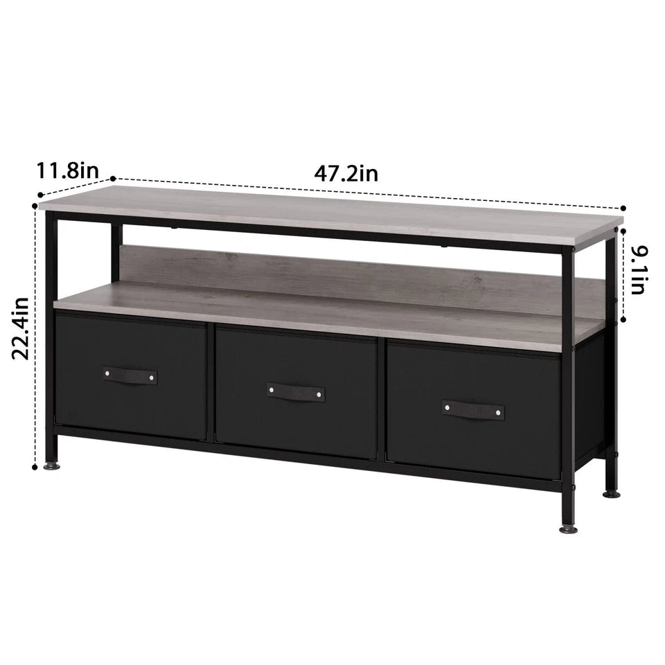 Dresser TV Stand for 55" TV with Storage Drawers Media Console Center