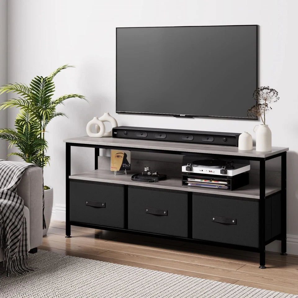Dresser TV Stand for 55" TV with Storage Drawers Media Console Center