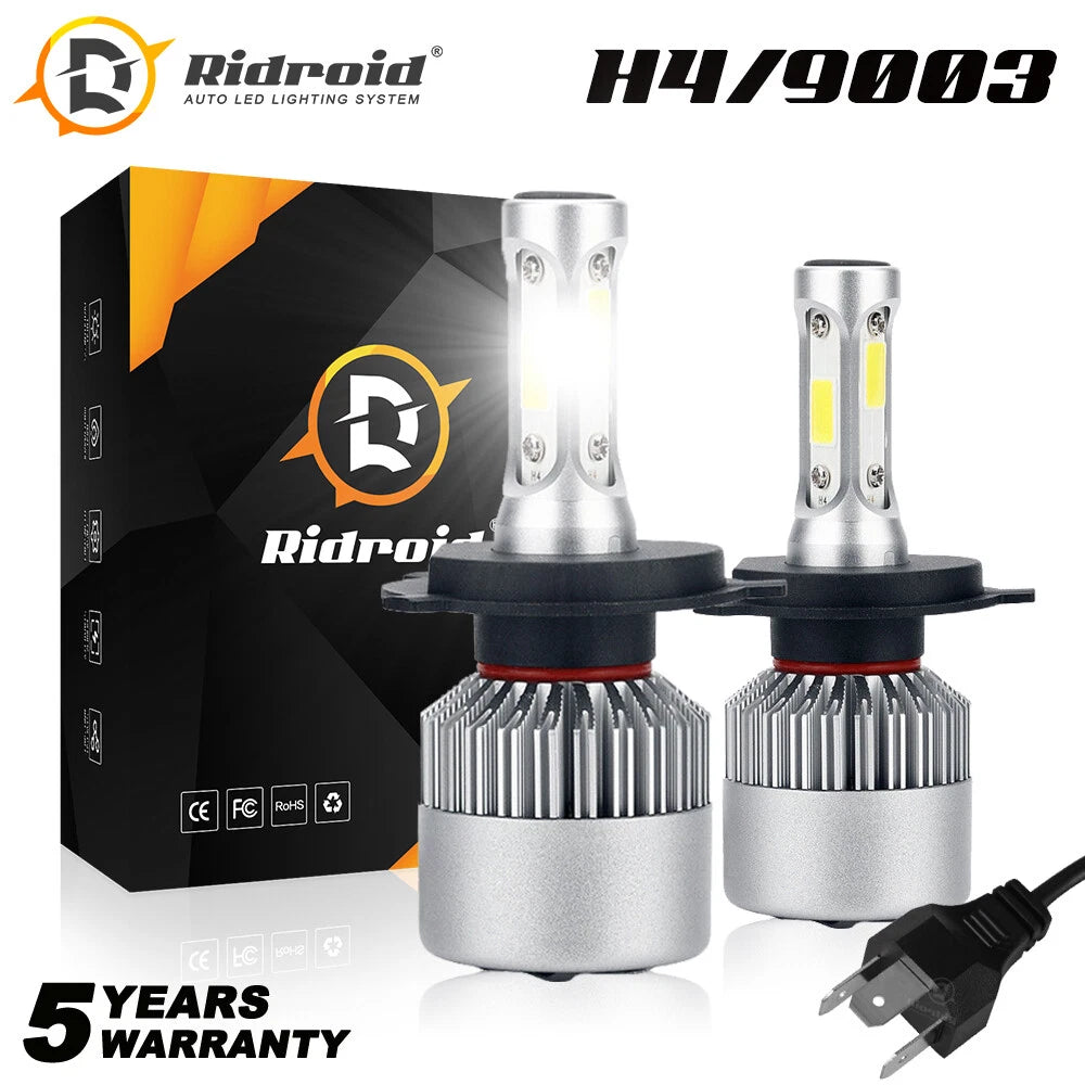 H4 HB2 9003 LED Headlight Kit Hi/Low 6000k fog light