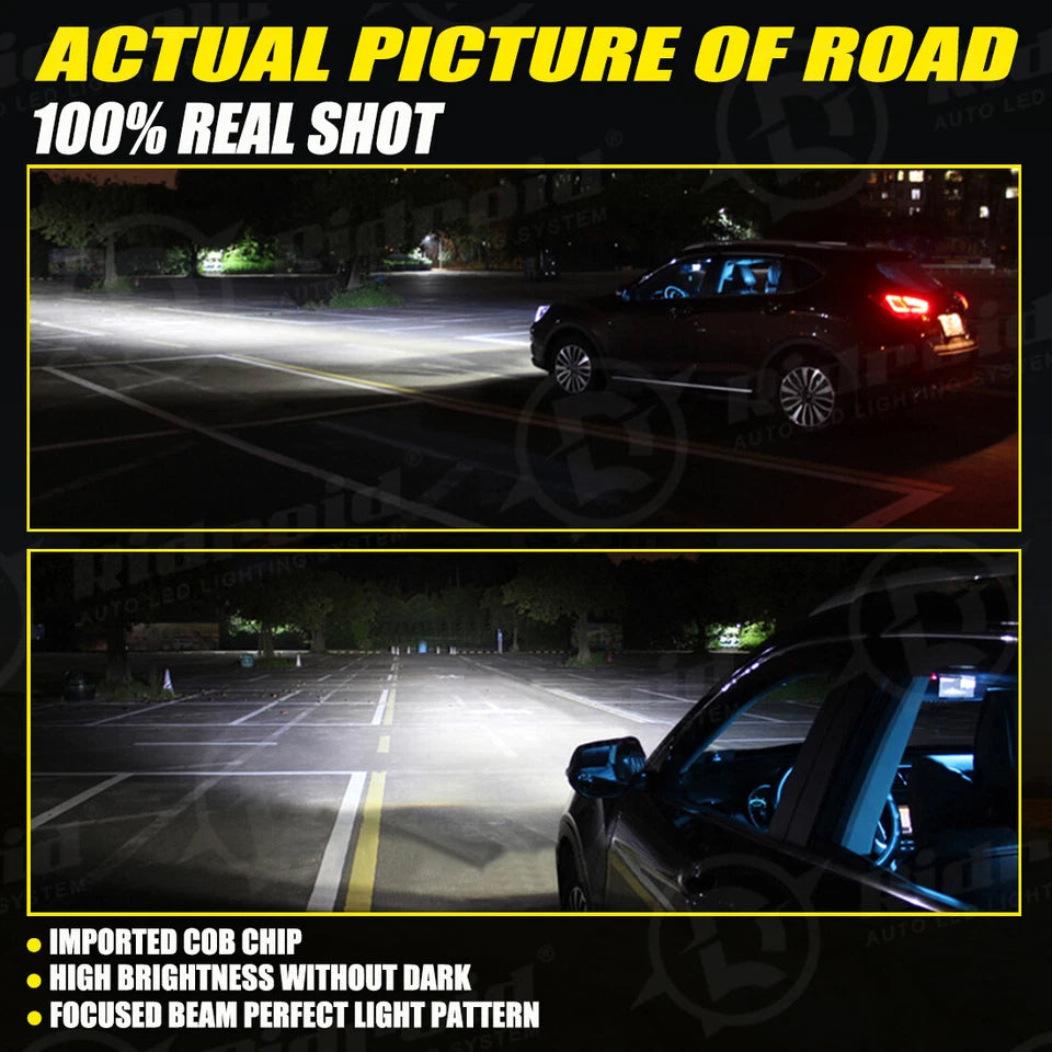 H4 HB2 9003 LED Headlight Kit Hi/Low 6000k fog light