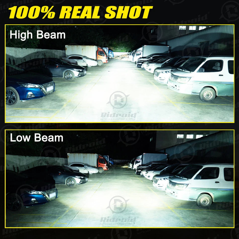 H4 HB2 9003 LED Headlight Kit Hi/Low 6000k fog light