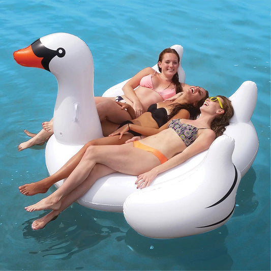 Inflatable Giant Swan 75" Rideable Toy Party Leisure Gigantic Float
