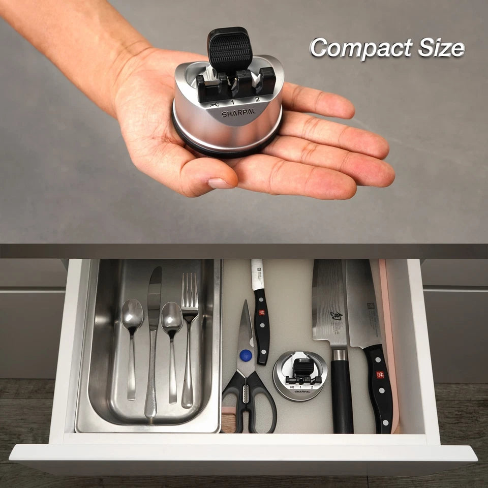 Kitchen Knife Scissors Sharpening Tool for Straight & Serrated Knives