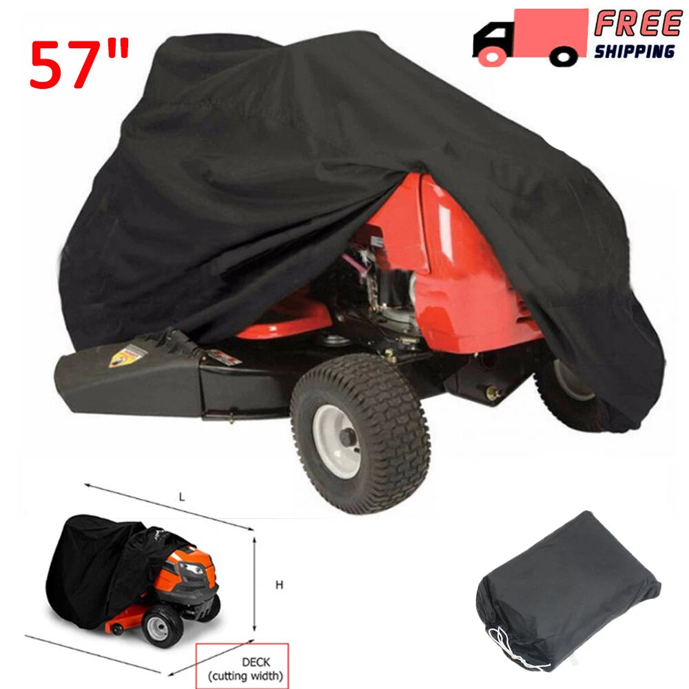 UV-resistant waterproof riding lawn mower cover, heavy-duty outdoor equipment protection