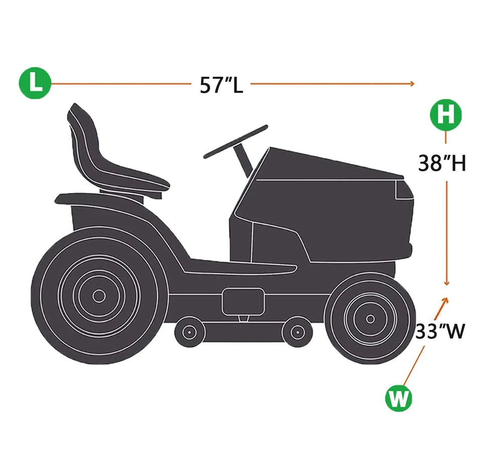 Riding Lawn Mower Cover UV Resistant Waterproof