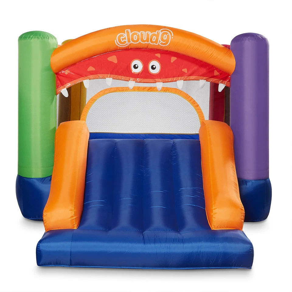 Monster Bounce House with Slide and Blower Inflatable Bouncer with Bag