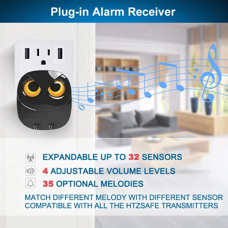 Wireless Driveway Alarm with motion sensor