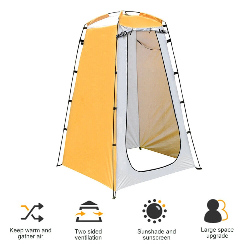Camping Outdoor Shower Tent Toilet Rain Shelter Portable Privacy