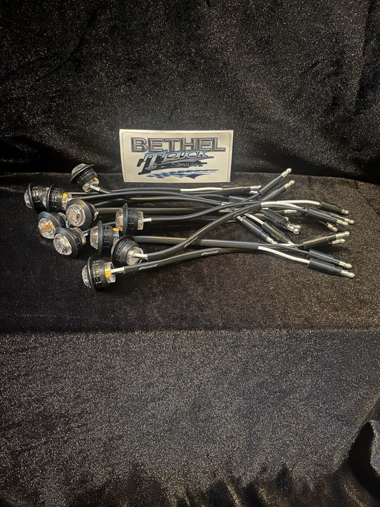 10 Amber LED Clearance Lights