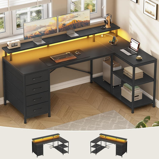 L Shaped Computer Desk Home Office