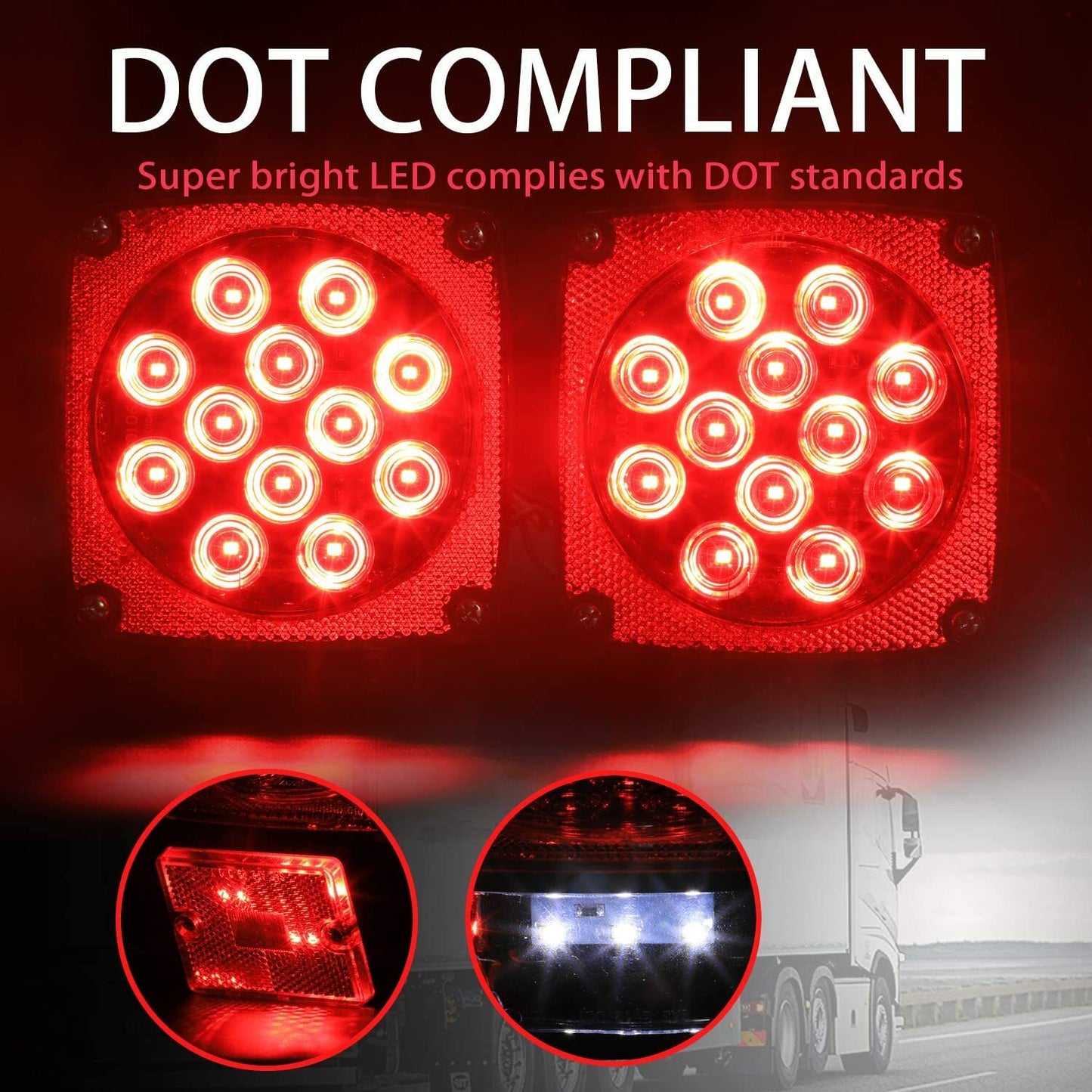 Trailer Tail Lights on trailer
