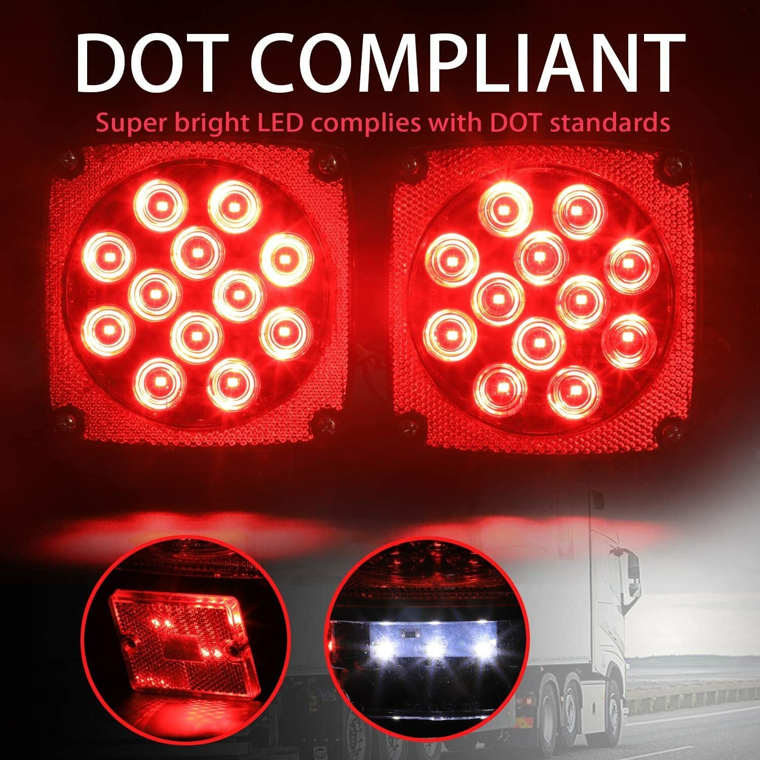 Trailer Tail Lights on trailer