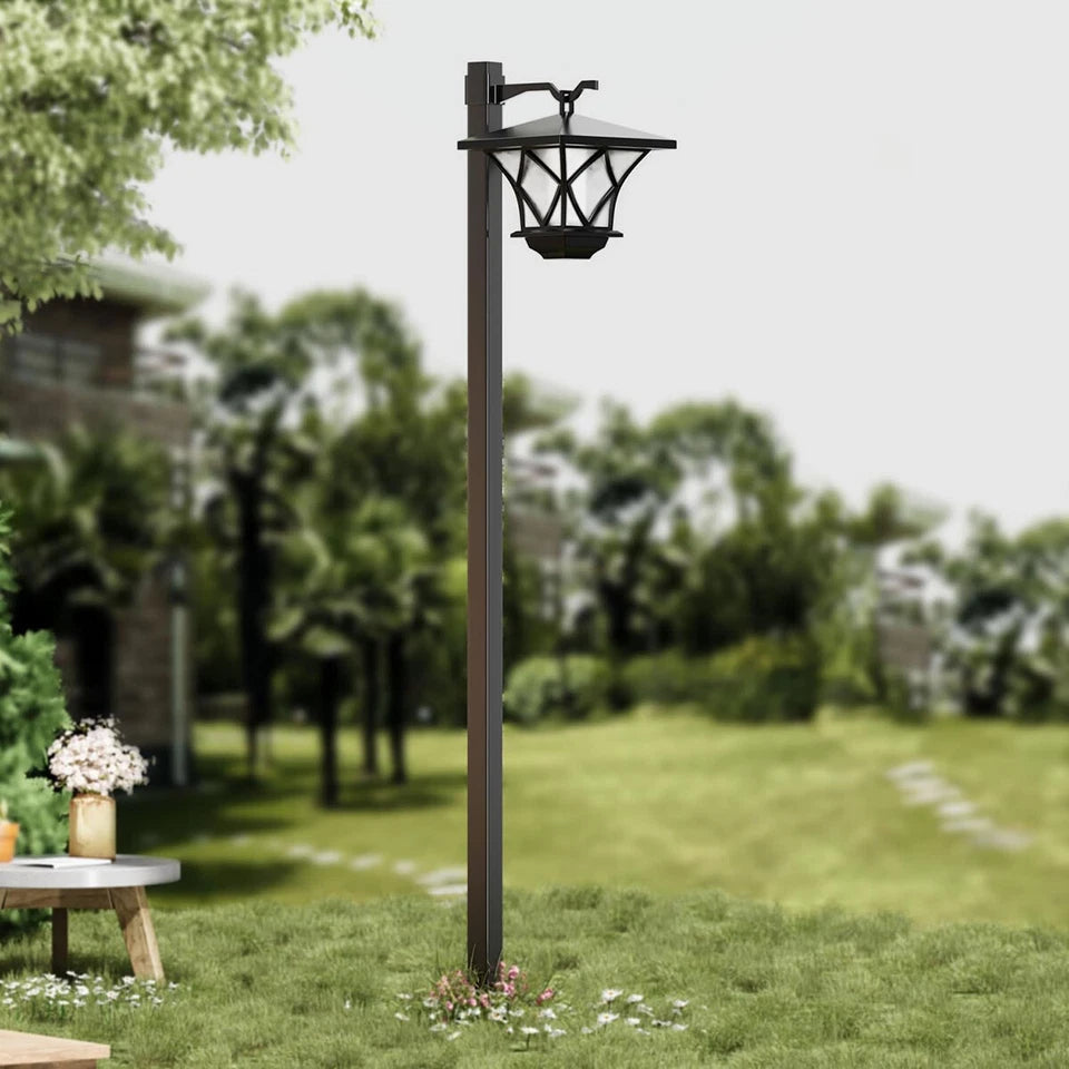 Solar Street LED Lamp Post - 5' TALL! Adjustable Heights