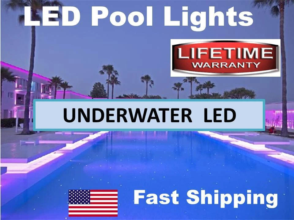 Swimming POOL LED lights works with above ground or inground pool