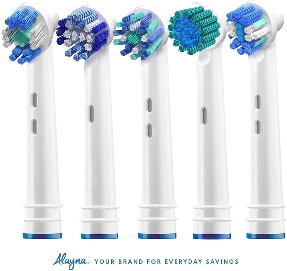 Replacement Toothbrush Dual Heads For Braun Oral B Soft Bristle