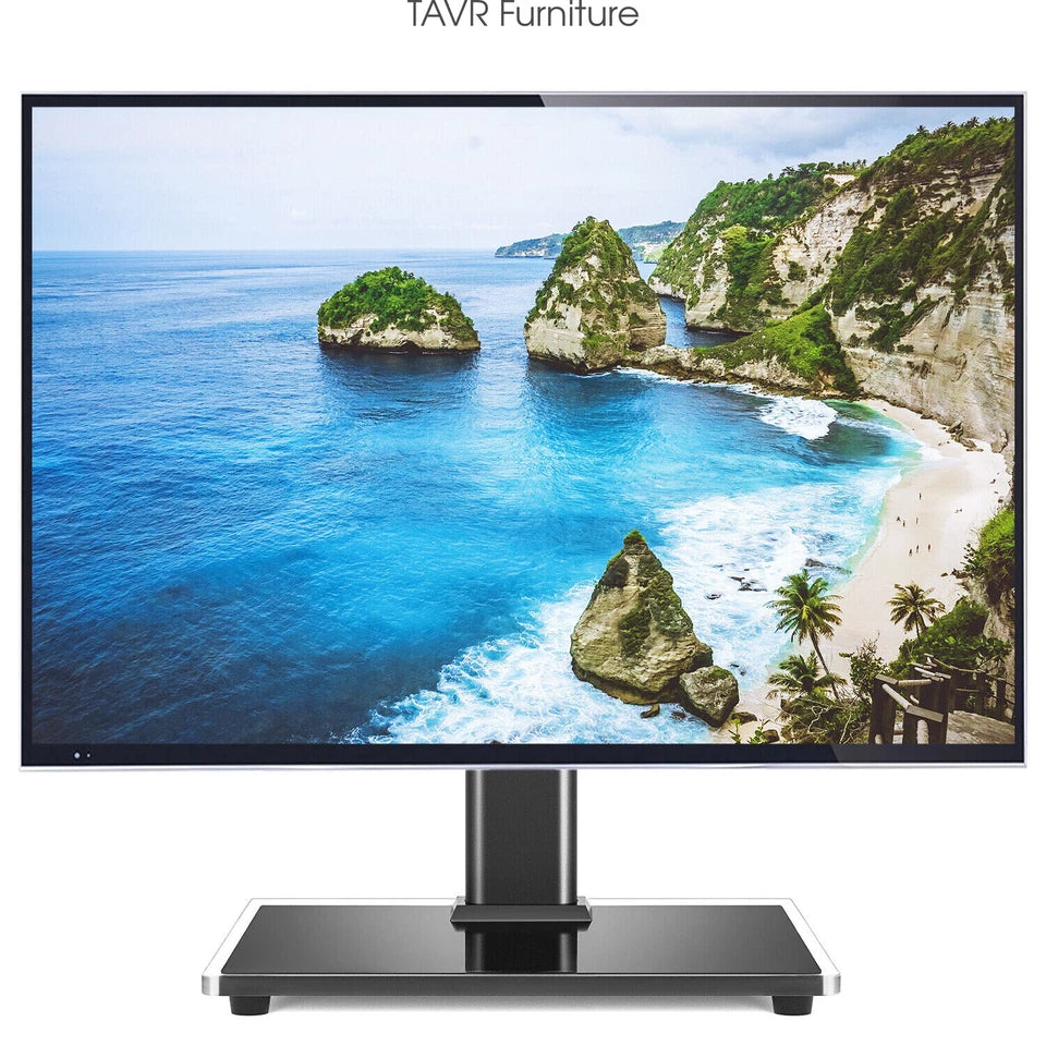TV Stand Base with Universal Mount Height Adjustable for 37-55" TVs