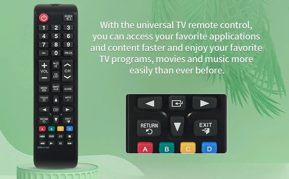 Universal Remote Control for ALL Samsung TVs New