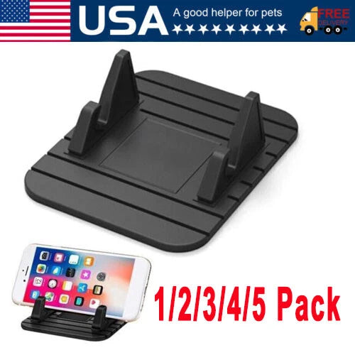 Vehicle Dashboard Anti-slip Rubber Mat Mount Holder Pad Stand For Mobile Phone GPS